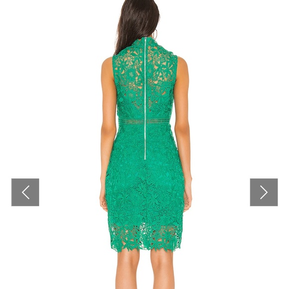 Beautiful green Bardot lace dress - Picture 11 of 11